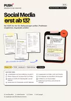 Vorschau - Stundenentwürfe - Social Media erst ab 13? Der EU KIDS Act – Arbeitsblätter mit Lösungen, Kl. 7–10 - Deckblatt