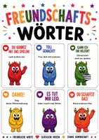 Vorschau - Poster - Freundschaft Wörter | Freunde | Soziales Lernen - Seite 1