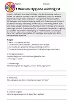 Vorschau - Stundenentwürfe - Leseverständnis Hygiene – Klasse 3 | 10 Lesetexte - Seite 3