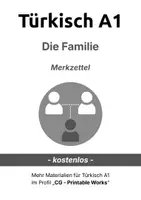 Vorschau - Merkblätter - Türkisch A1 - Die Familie: kostenlose Lernhilfe - Seite 3