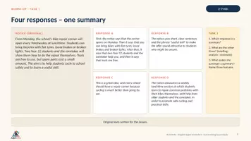 Vorschau - Stundenentwürfe - Summarising Successfully | Englisch Oberstufe | Kernaussagen erfassen & präzise zusammenfassen | 90 Min - Seite 3