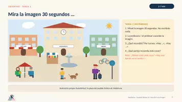 Vorschau - Stundenentwürfe - Describir una imagen | Spanisch Klasse 10 | Bildbeschreibung & vorsichtige Deutung | 90 Min - Seite 3