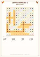 Voorbeeld - woordzoekers spelling tweede leerjaar thema 1 - Pagina 3