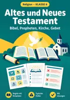 Vorschau - Arbeitsblätter - Altes Neues Testament Religion Klasse 6 - Deckblatt