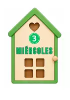Vista previa - Tarjetas / Manipulativos - CASITAS MONTESSORI DÍAS DE LA SEMANA - página 3