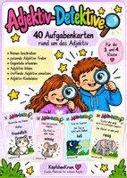 Vorschau - Aufgabenkarten - Adjektiv-Detektive – 40 Aufgabenkarten für die SHEKO Dose - Deckblatt