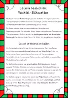 Vorschau - Stundenentwürfe - Laternen basteln mit Wichtel Motiven - Sankt Martin Kunst - Seite 1