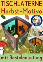 Vorschau - Stundenentwürfe - Herbst Kunst Tischlaterne basteln Grundschule - Deckblatt