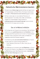 Vorschau - Stundenentwürfe - Laterne basteln Herbst Motive - St. Martin Kunst - Seite 1