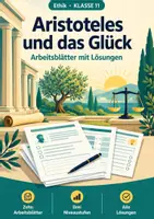Vorschau - Arbeitsblätter - Ethik Philosophie Oberstufe Paket: Kant, Aristoteles, Mensch - Seite 1