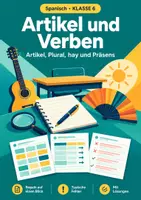 Vorschau - Arbeitsblätter - Bestimmter Artikel Spanisch, Klasse 6 - Deckblatt