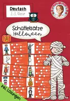 Vorschau - Arbeitsblätter - Schüttelsätze Halloween | Deutsch Klasse 2–3 - Deckblatt