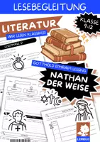 Vorschau - Unterrichtsreihen - Nathan der Weise Lesebegleitung Klasse 9–12 | Lessing Lektürebegleitung, Ringparabel | Erwartungshorizont - Deckblatt