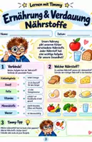 Vorschau - Unterrichtsreihen - Ernährung & Verdauung – Stationenlernen Grundschule | Lernen mit Timmy - Seite 2