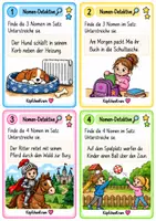 Vorschau - Aufgabenkarten - 🔎 Nomen-Detektive – 40 Aufgabenkarten für die SHEKO Dose - Seite 1