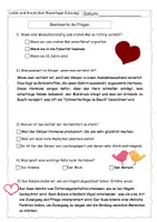 Vorschau - Arbeitsblätter - Quiz zur Liebe-und-Knutschen-Reportage (mit Lösung) - Seite 2