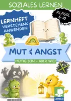Vorschau - Unterrichtsreihen - Angst verstehen und bewältigen Arbeitsblätter Klasse 6 7 8 9 10 | Teufelskreis, Mutleiter, Hilfe-Plan | Mut & Angst im Unterricht - Deckblatt