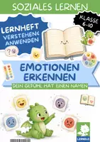 Vorschau - Unterrichtsreihen - Gefühle & Emotionen erkennen Arbeitsblätter Klasse 6 7 8 9 10 | Gefühle benennen, Körperkarte, Gefühlswortschatz | Emotionale Kompetenz fördern - Deckblatt