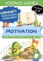 Vorschau - Unterrichtsreihen - Motivation & Ziele setzen Arbeitsblätter Klasse 6 7 8 9 10 | WOOP-Methode, Aufschieben verstehen | Lernstrategien für die Sekundarstufe - Deckblatt