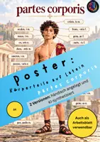 Vorschau - Arbeitsblätter - Latein Poster und Arbeitsblatt: Körperteile (partes corporis) - Deckblatt