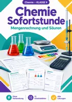 Vorschau - Arbeitsblätter - Säuren und Literatur, Vertretungs-Notpaket, Klasse 9 - Seite 1