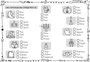 Vorschau - Arbeitsblätter - Lesetraining Halloween | Leseverstehen & Leseförderung | Lesen | Deutsch Klasse 2-4 - Seite 1