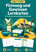 Vorschau - Spiele - Firmung Religion, Klasse 7, Karten - Deckblatt