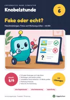Vorschau - Arbeitsblätter - Vertretungsstunde Informatik Klasse 5/6 Fake News - Deckblatt