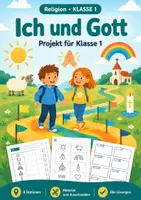 Vorschau - Arbeitsblätter - Ich und Gott, Vertretungs-Set Religion, Klasse 1-2 - Seite 1