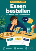 Vorschau - Test - Essen bestellen Italienisch Klasse 7 Karten - Deckblatt