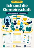 Vorschau - Arbeitsblätter - Identität Gemeinschaft Ethik, Klasse 5 - Deckblatt