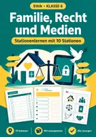 Vorschau - Arbeitsblätter - Familie Rollen Ethik, Klasse 6, Stationen - Deckblatt