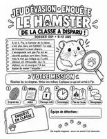 Aperçu - Feuilles d'exercices - Jeu d'évasion : Le hamster de la classe a disparu ! Enquête en 6 stations (8-12 ans) - Page 1