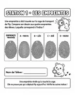 Aperçu - Feuilles d'exercices - Jeu d'évasion : Le hamster de la classe a disparu ! Enquête en 6 stations (8-12 ans) - Page 2