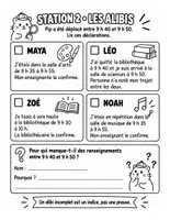Aperçu - Feuilles d'exercices - Jeu d'évasion : Le hamster de la classe a disparu ! Enquête en 6 stations (8-12 ans) - Page 3