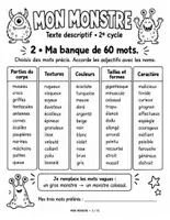 Aperçu - Feuilles d'exercices - Kit Automne en classe : Action de grâce, sciences d'automne, citrouille et écriture d'Halloween (CP au CM1) - Page 2