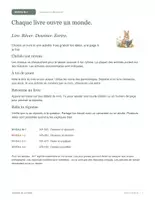 Aperçu - Feuilles d'exercices - Journal de lecture : 100 activités pour n'importe quel livre, de la GS au CM1 (couleur + noir et blanc) - Page 1