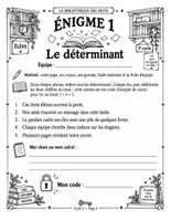 Aperçu - Feuilles d'exercices - La bibliothèque des mots : les 3 escape games de grammaire, du CP à la 6e - Page 3