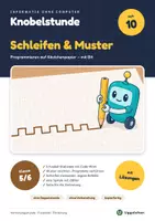 Vorschau - Arbeitsblätter - Vertretungsstunde Informatik Klasse 5/6: Programmieren mit Schleifen - Deckblatt