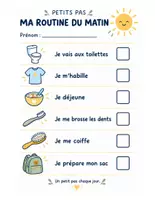 Aperçu - Feuilles d'exercices - Kit Bien-être et émotions : scénarios sociaux, album, cahier d'arts et routines visuelles (PS au CE2) - Page 1