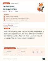 Aperçu - Jeux - Fluence en lecture : livret de jeux de 35 fiches en 7 ateliers, CP-CE1 (+ guide de suivi) - Page 3