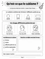 Aperçu - Préparation de séquence / Séquence complète - Arts plastiques à la manière des grands artistes : Kirchner, Miró, Matisse et Picasso (CE1 au CM2) - Page 3