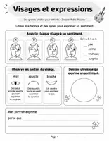 Aperçu - Matériel pour travaux manuels / dessin - Découvre Pablo Picasso : 10 fiches d'arts plastiques et d'histoire des arts (cubisme, portraits) - Page 3