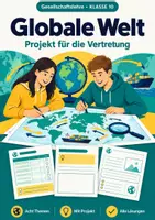 Vorschau - Arbeitsblätter - Globale Welt, Gesellschaftslehre Klasse 10 - Deckblatt