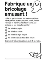 Aperçu - Feuilles d'exercices - Compte à rebours d'Halloween : 23 activités quotidiennes d'écriture et de création, CE1 à CM2 - Page 3