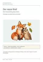 Vorschau - Arbeitsblätter - Hördetektive: Eine Geschichte verstehen | Klasse 1 - Deckblatt