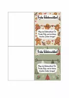 Vorschau - Mal- und Bastelvorlagen - Feriengruß Weihnachten (für Schüler oder Kollegen) - Seite 2