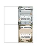 Vorschau - Mal- und Bastelvorlagen - Feriengruß Weihnachten (für Schüler oder Kollegen) - Seite 3