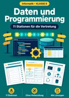 Vorschau - Arbeitsblätter - Daten Programmierung Informatik, Klasse 8 - Deckblatt