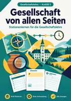 Vorschau - Arbeitsblätter - Steinzeit, Komplettpaket Gesellschaftslehre, Klasse 5-6 - Seite 1